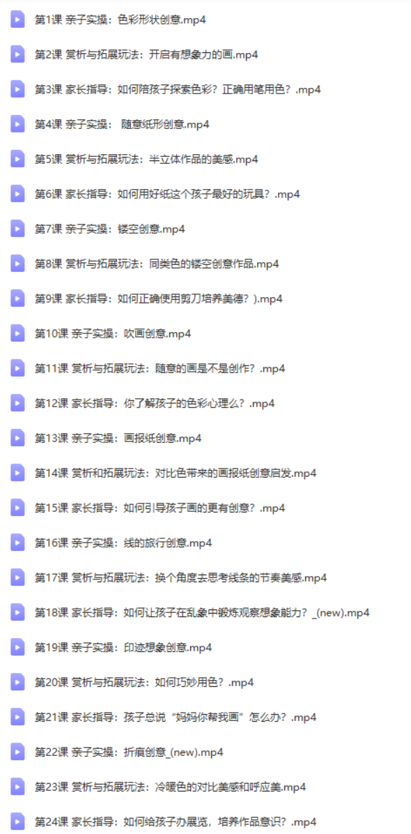 【常青藤爸爸】常爸玩出创造力画出想象力【24节视频已完结】（水粉创意美育课L1）-美术-第1张