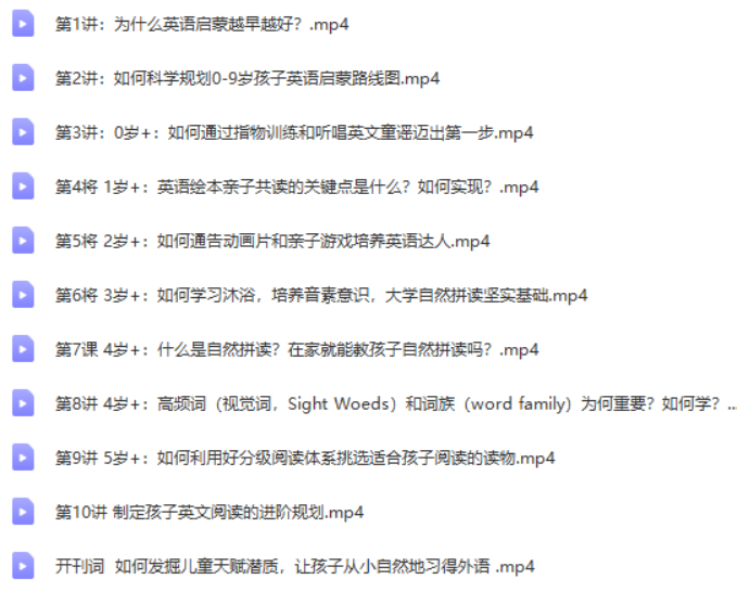 【常青藤爸爸】常爸0-9岁英语启蒙【10节视频已完结】（别错过孩子英语启蒙的敏感期）-英语启蒙-第1张