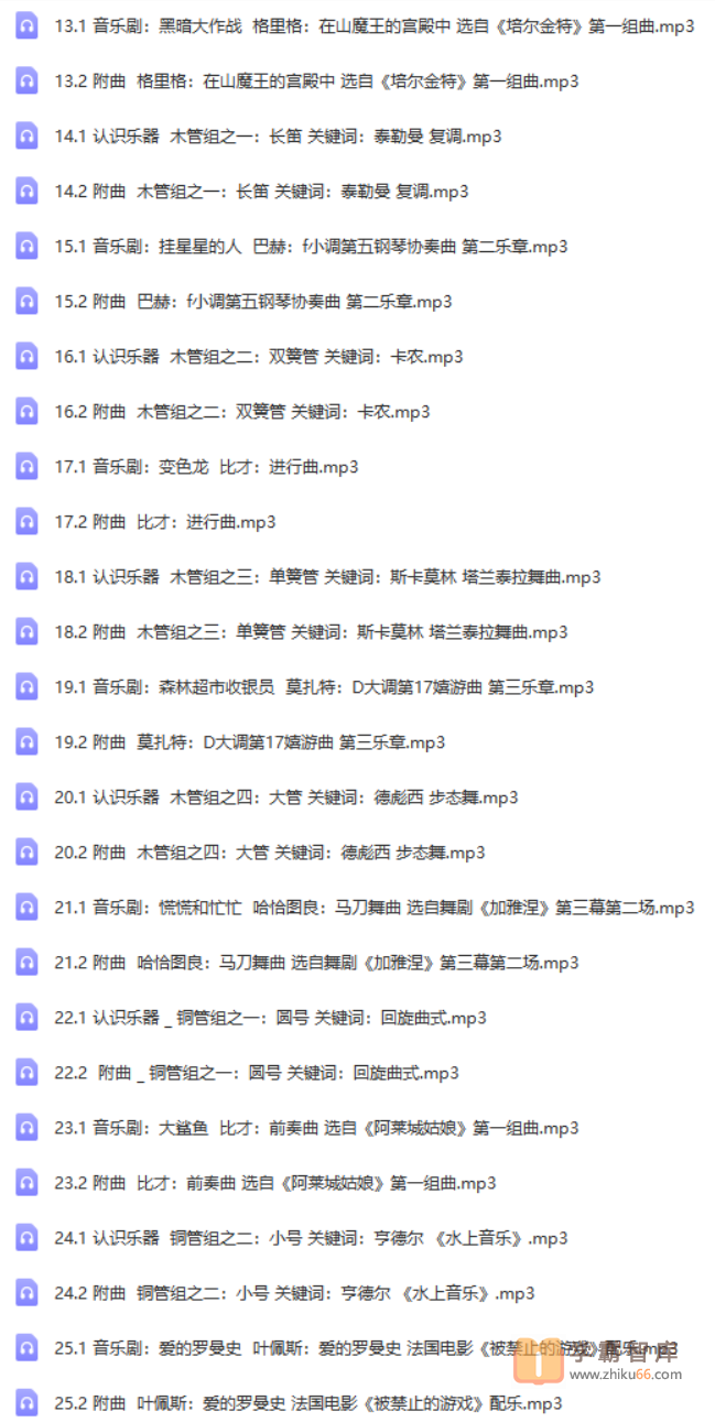 【常青藤爸爸】常爸小龙老师唱古典【160节音频已完结】-音乐-第2张