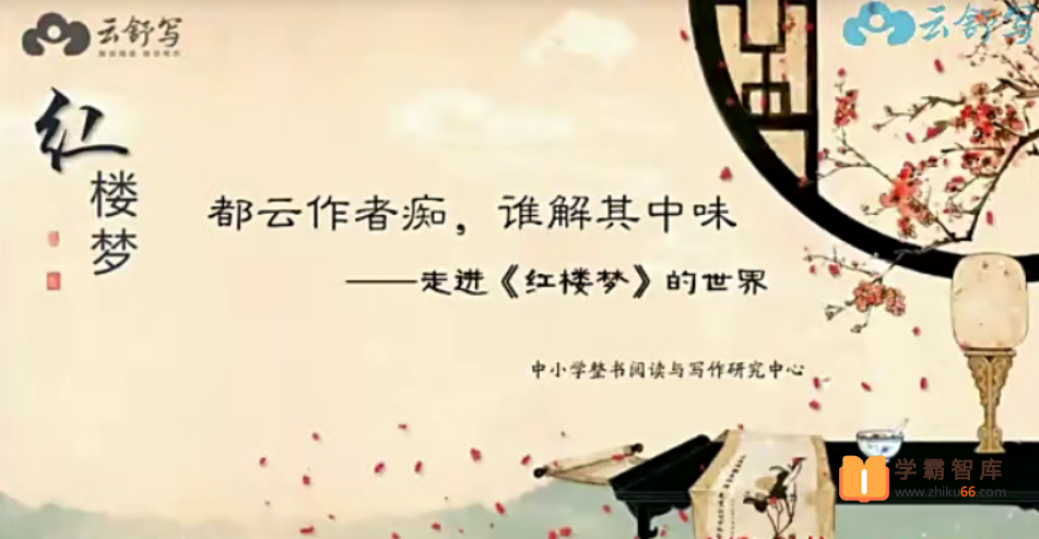 【云舒写大语文】云舒写四大名著精读【视频】