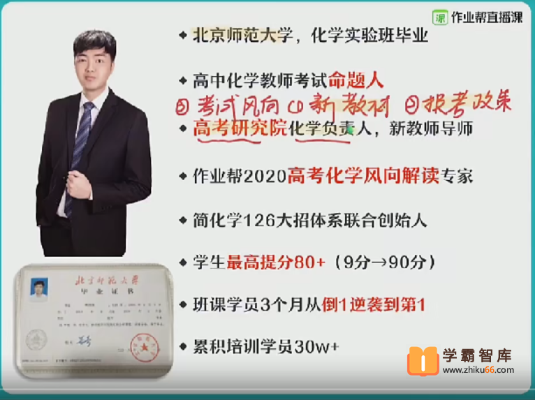 【林凯翔化学】2021届高三化学 林凯翔高考化学二轮复习尖端班-春季班