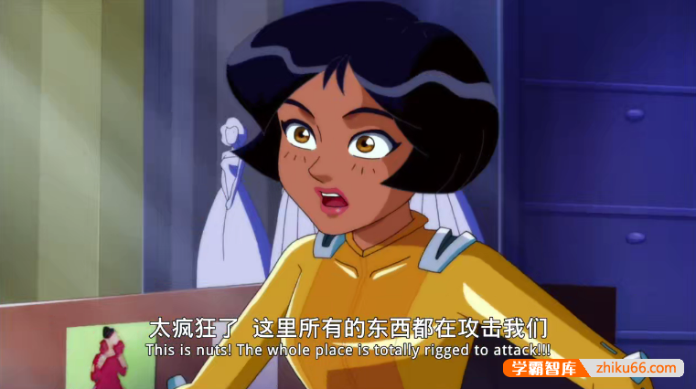 儿童英语启蒙动画片《少女特工组Totally Spies》英文版全26集-英文动画-第2张