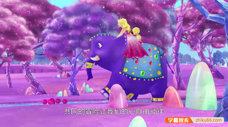 儿童英语启蒙动画片《芭比之梦境奇遇记 Barbie Dreamtopia》英文版全26集-英文动画-第2张