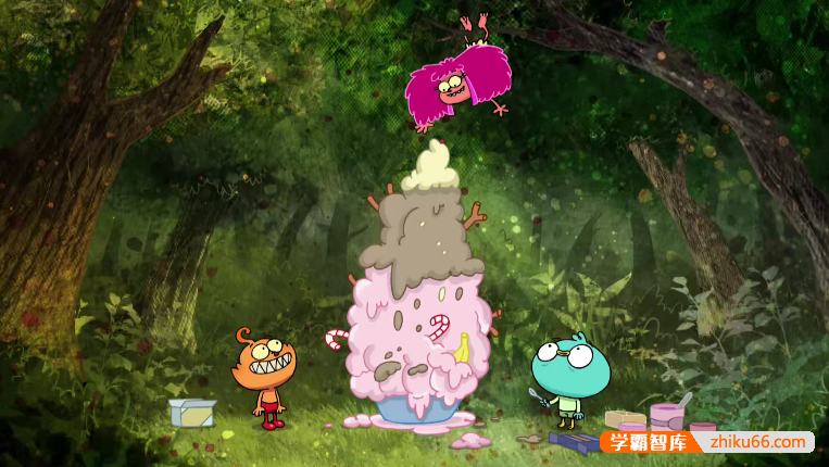 儿童英语启蒙动画片《青鸟哈维 Harvey Beaks》第一季英文版全26集-英文动画-第2张