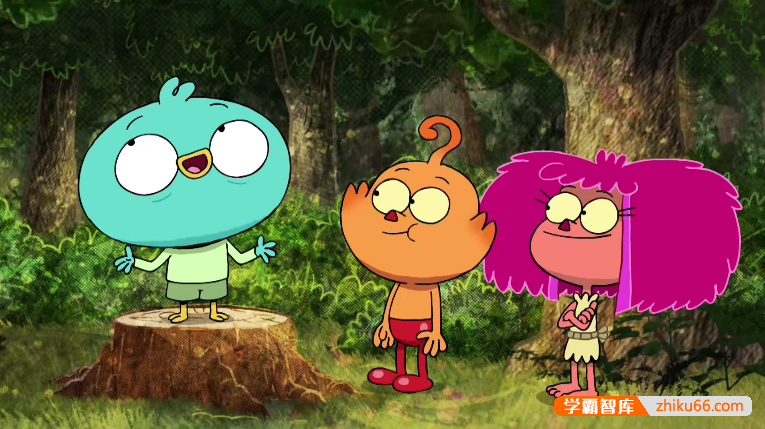 儿童英语启蒙动画片《青鸟哈维 Harvey Beaks》第一季英文版全26集-英文动画-第3张