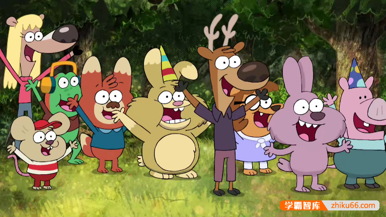 儿童英语启蒙动画片《青鸟哈维 Harvey Beaks》第一季英文版全26集-英文动画-第4张