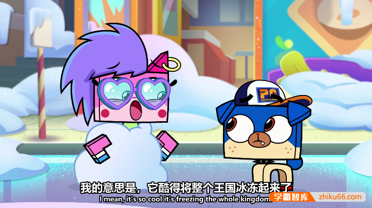 幼儿英语启蒙动画片《独角猫Unikitty!》第三季英文版全24集-英文动画-第3张