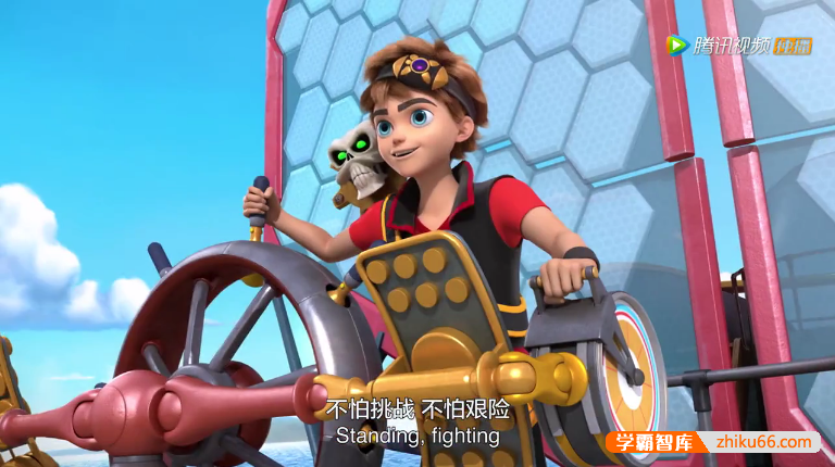 儿童英语启蒙动画片《扎克风暴 Zak Storm：Super Pirate》英文版共39集-英文动画-第2张
