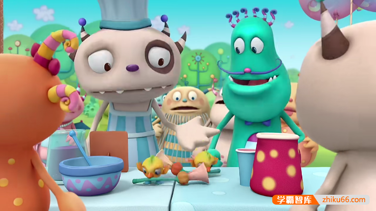 儿童英语启蒙动画片《小怪兽亨利Henry Hugglemonster》动画片第一季全26集-英文动画-第3张