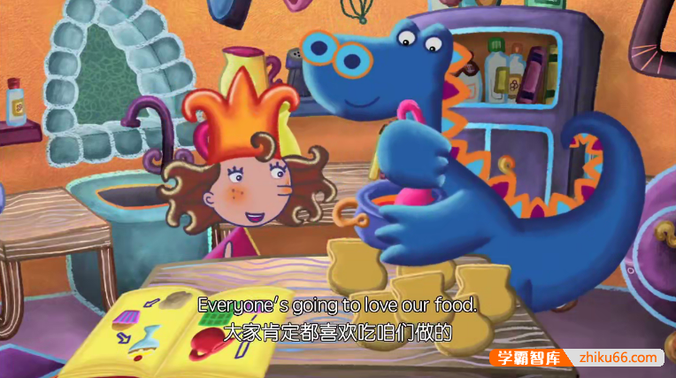 儿童英语启蒙动画片《泡泡公主芙萝莉 Florrie's Dragons》英文版全52集-英文动画-第2张