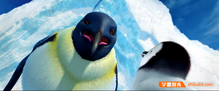 儿童冒险励志动画电影《快乐的大脚 Happy Feet》第1、2部国粤英三语版-中文动画-第2张