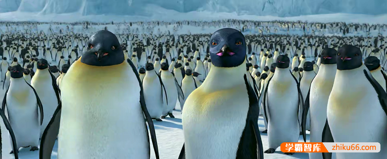 儿童冒险励志动画电影《快乐的大脚 Happy Feet》第1、2部国粤英三语版-中文动画-第4张
