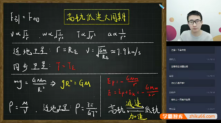 【于鲲鹏物理】于鲲鹏高一物理目标自招综评班-2020寒假