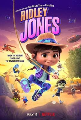 儿童英语启蒙动画片《瑞德莉·琼斯:博物馆守护者 Ridley Jones》第一季英文版全6集-英文动画-第1张