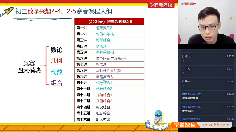 【苏宇坚数学】苏宇坚初三数学兴趣班-2021春季
