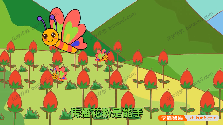 幼儿识字动画《萌菜育宝汉字儿歌》全43集-语文启蒙-第4张