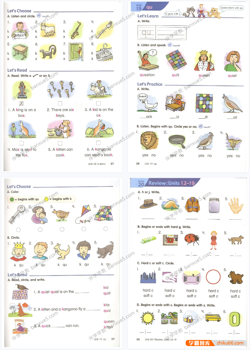 牛津自然拼读《Let's Go Phonics》练习册共3册PDF+音频-英语启蒙-第3张