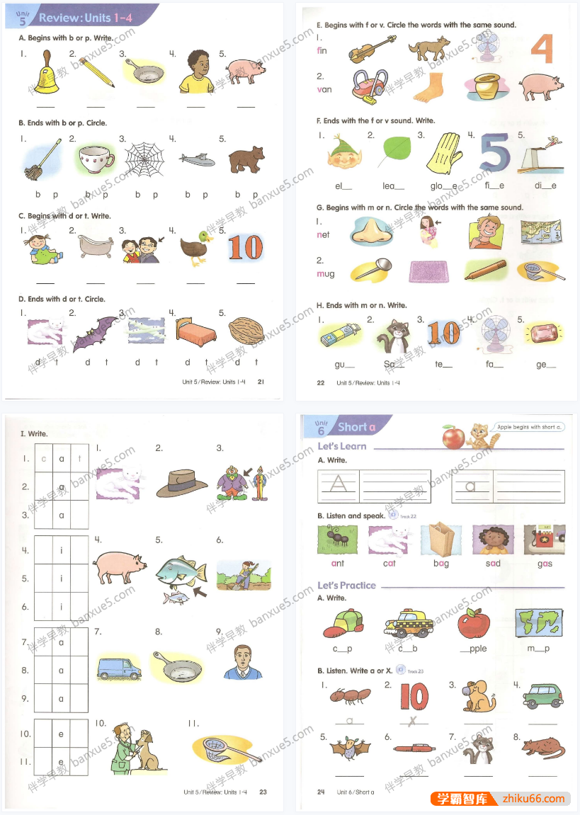 牛津自然拼读《Let's Go Phonics》练习册共3册PDF+音频-英语启蒙-第2张