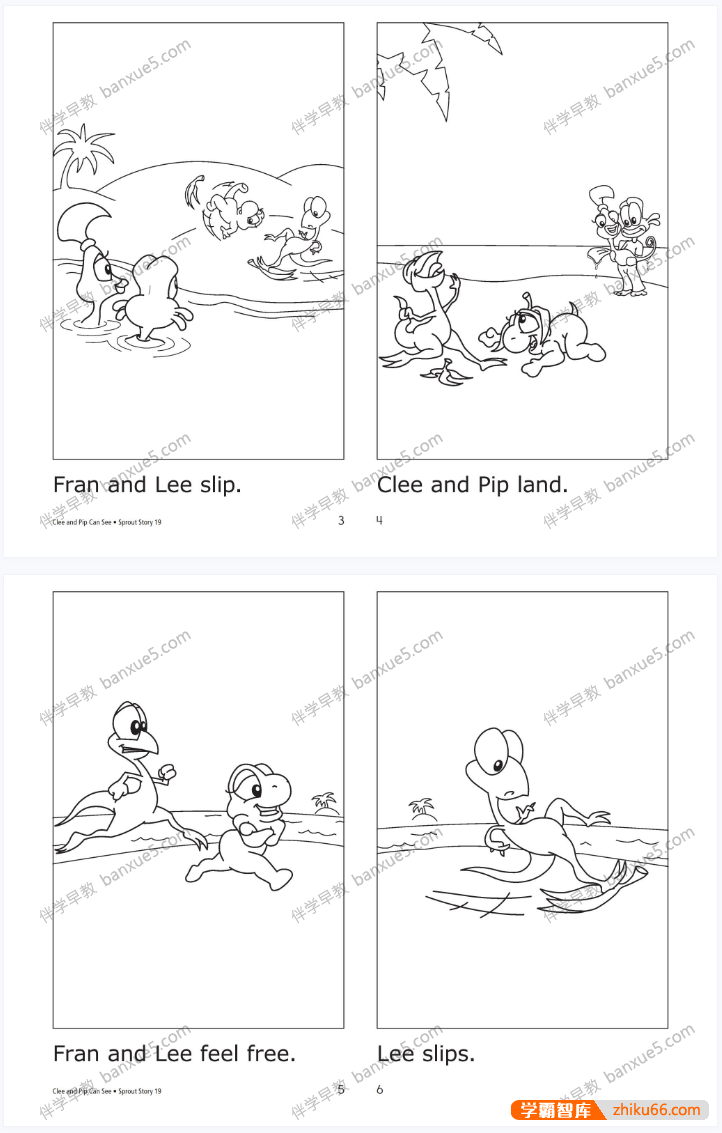 幼儿英语启蒙《Learning A-Z HeadSprout》黑白+彩色PDF绘本共90册-绘本-第3张