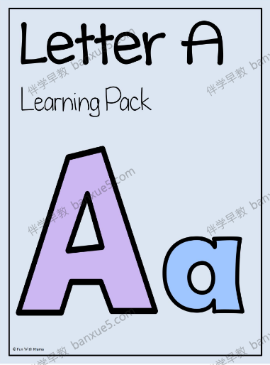 Phonics Letters Bundle Worksheet + Activities 自然拼读字母练习册A-Z共26册-英语启蒙-第1张