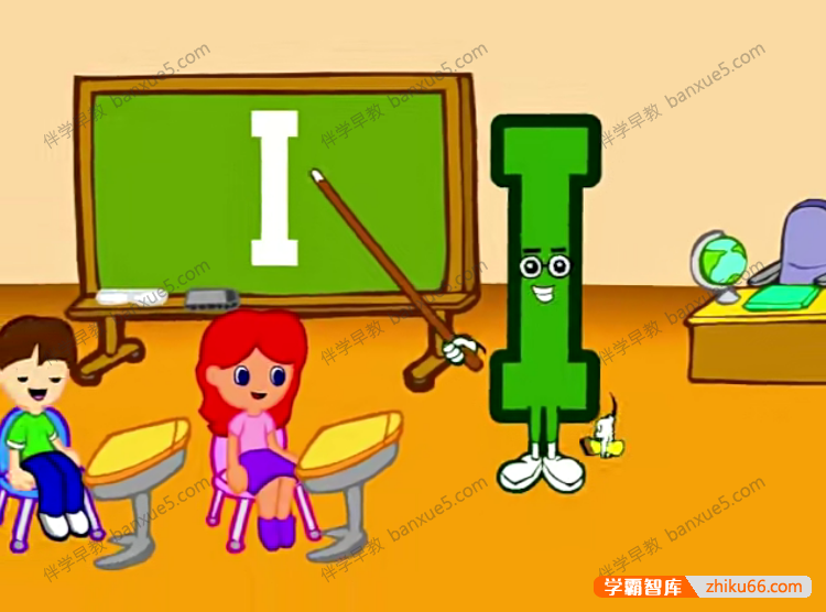 自然拼读美国PreschoolPre系列《Meet the Letters》全7集-英语启蒙-第3张