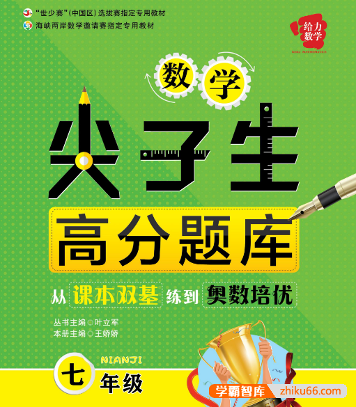 初中7-9年级数学尖子生高分题库精讲版PDF电子版-初中数学-第1张