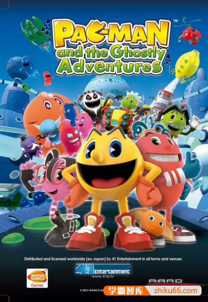 奇幻冒险搞笑动画片《吃豆人的鬼魅历险Pac-Man and the Ghostly Adventures》英文版第1-2季全52集